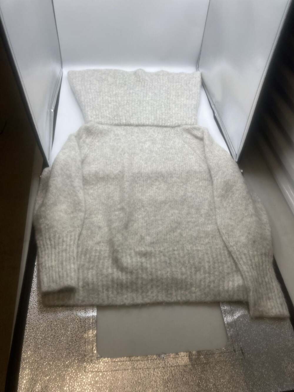 S Alpaca Blend Turtleneck Knit Oversized